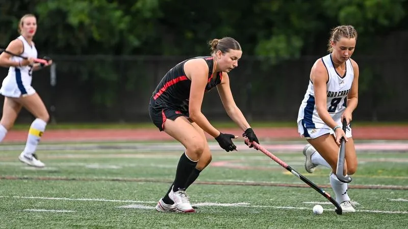 Powers' Hat Trick Leads Red and Black to 8-2 Victory in First-Ever Meeting with John Carroll