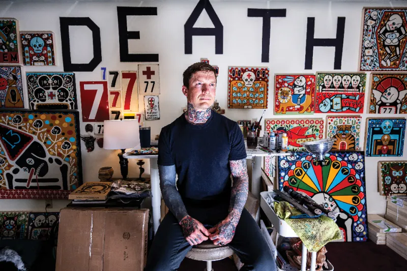 Why Artist Mike Egan Makes Vibrant Paintings About Death