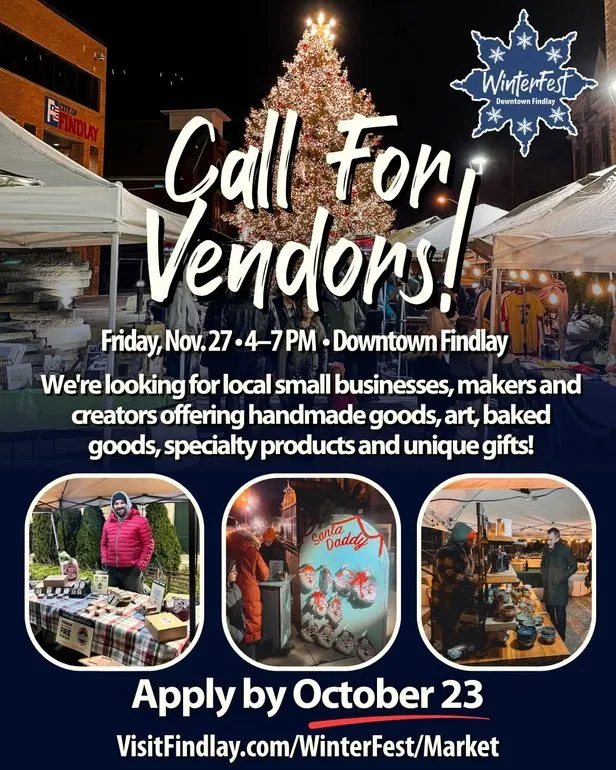 WinterFest Market Seeking Vendors for Downtown Findlay Event