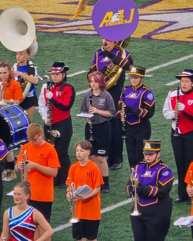 Hardin Northern Student Spends Day With Ashland University Marching Band