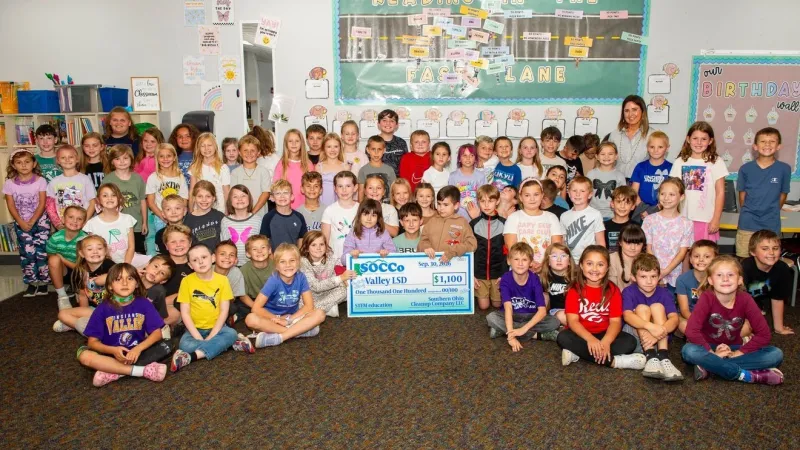 Southern Ohio Cleanup Co. gives STEM grant to local second grade students