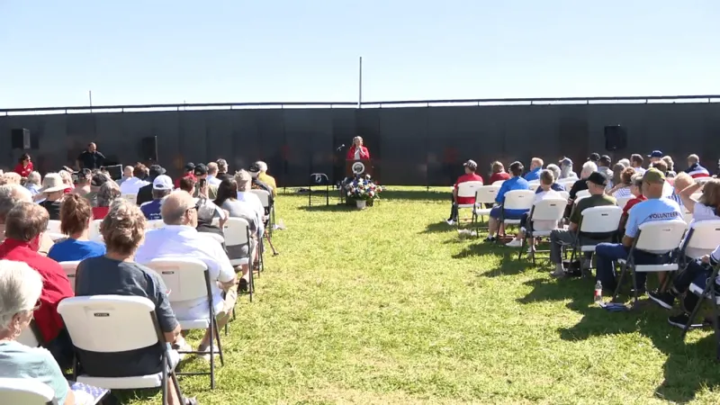 Ohio AG Andy Wilson joins ceremony to salute veterans at The Wall that Heals exhibit