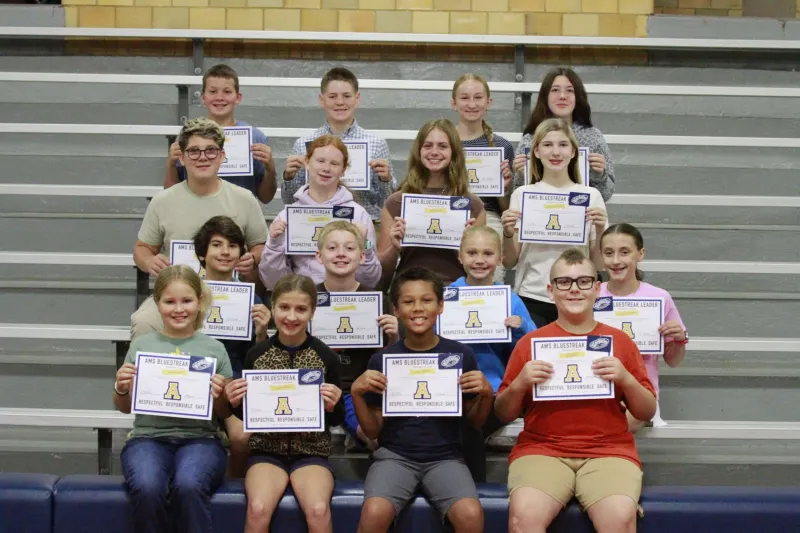 Archbold Middle School Honors 16 September Bluestreak Leaders