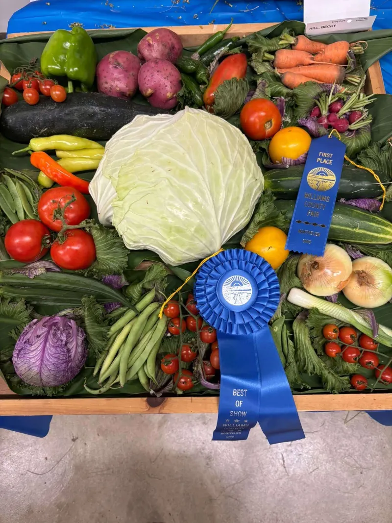 Pulaski Garden Club Announces 2026 Williams County Fair Flower Show Winners