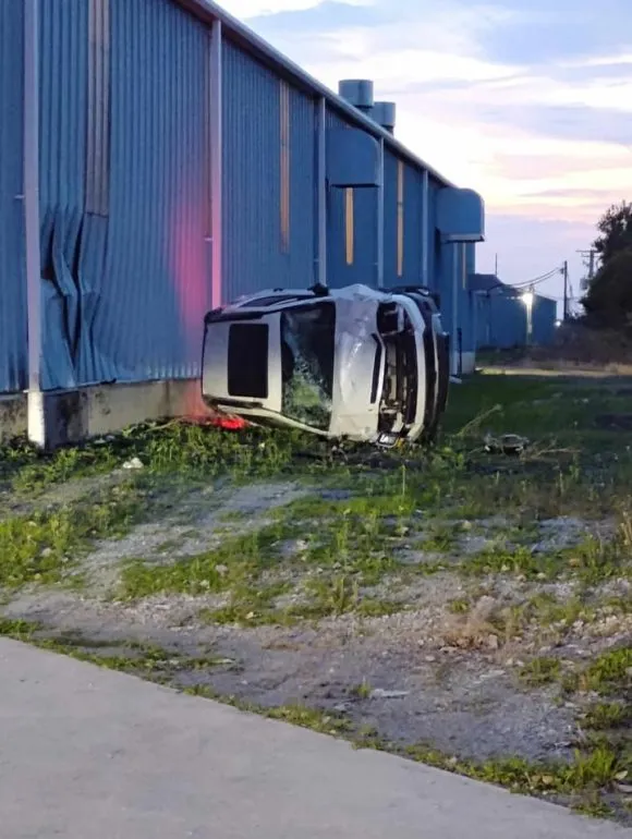 Two Injury Crashes Thursday: Vehicle Strikes McCullough Industries Building in One; Waynesfield Man Arrested for OVI the Other