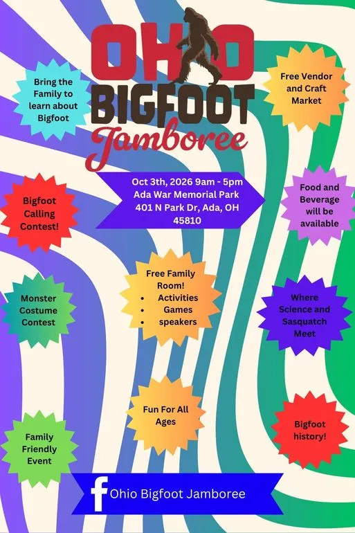 Ohio Bigfoot Jamboree Set for Saturday in Ada