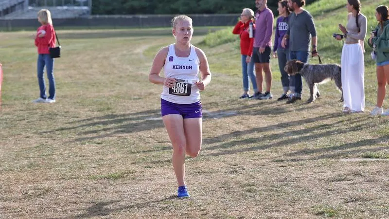 Women's Cross Country: Kenyon sends trio to run at OWU Invite