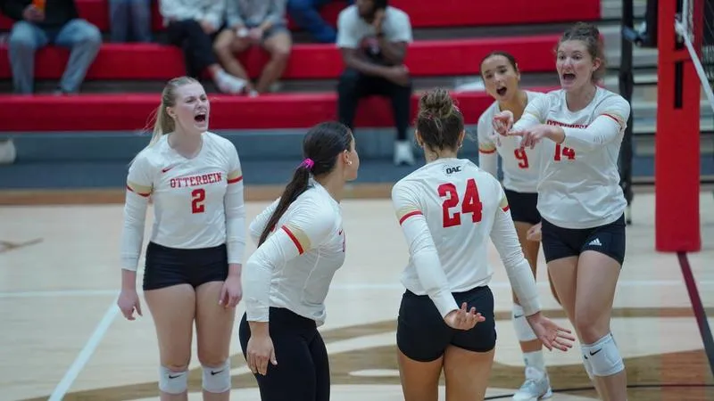 No. 18 Volleyball Wins in Gritty Fashion