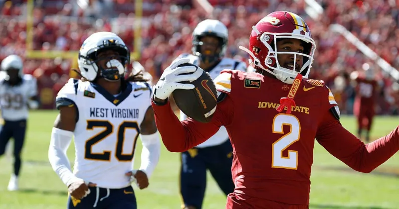 Aiden Flora accounts for 5 TDs as Iowa State outlasts West Virginia in a wild 45-42 victory
