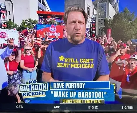Dave Portnoy removed from FOX pregame show, blames OSU coach 'Cryin Ryan' Day