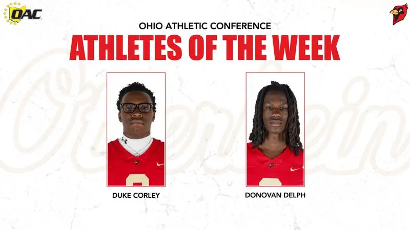 Corley, Delph capture OAC Athlete of the Week honors
