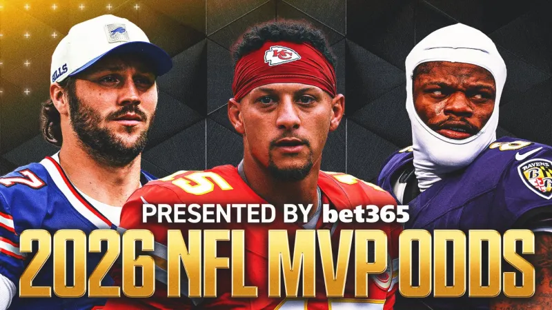 2026 NFL MVP Odds: Allen Favored; Jackson Dips After Injury
