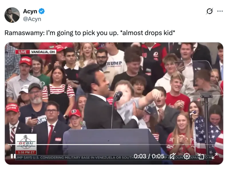WATCH: Vivek Ramaswamy's Viral "Humiliating" Moment in Vandalia