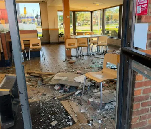 Columbus Wendy's hit by car during alleged hit-and-run