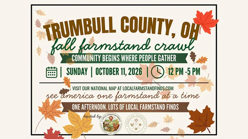The Update | Trumbull County Farmstand Crawl Set for Sunday