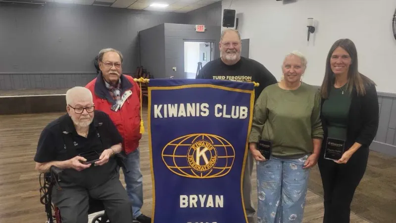 Bryan Kiwanis Honors Five Members With Club Awards