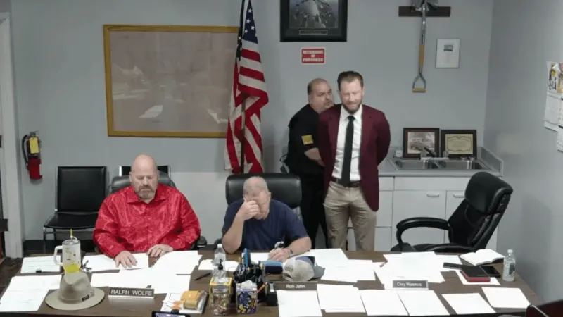 Scioto Township trustee claims wrongful arrest in public meeting
