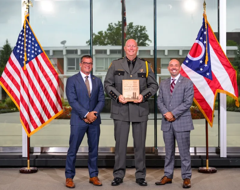 Paulding County Sheriff Jason K. Landers Receives 2026 Ohio Patriot Award