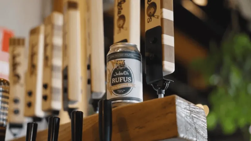 Ohio University, Jackie O's launch first licensed Bobcat beer, renamed Rufus