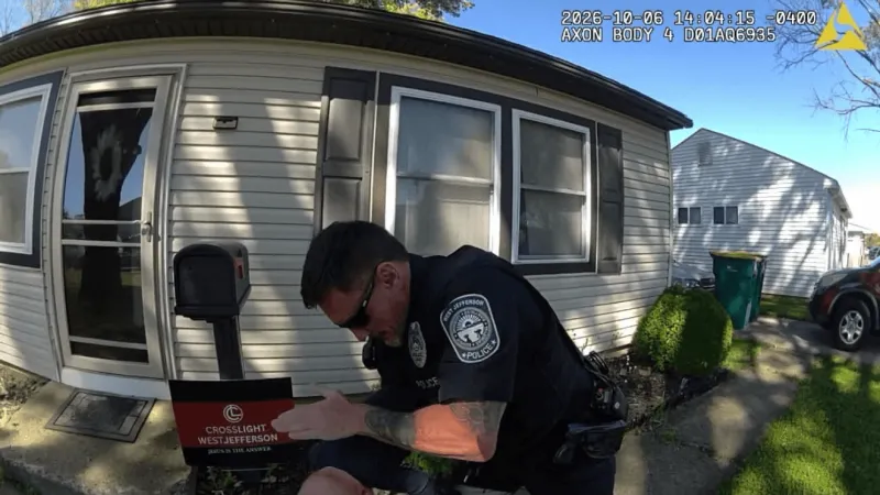 West Jefferson officer leaps into action to save choking infant before medics arrive