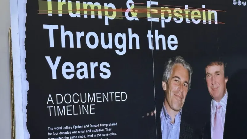 Trump-Epstein reading room opens in Columbus with exhibit dedicated to Les Wexner