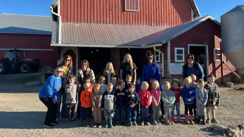 Stryker Preschoolers Meet The Animals At Timber Family Farms