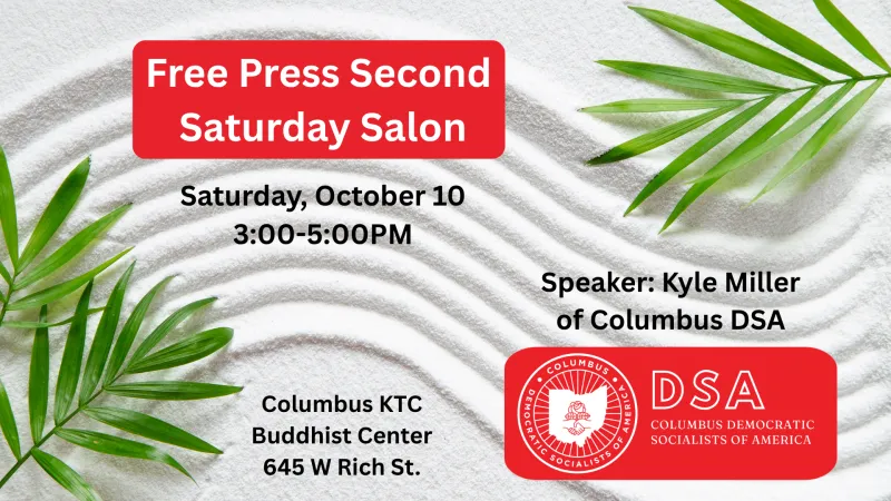 Free Press Second Saturday Salon today