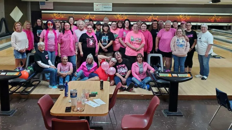 Thursday Night Twilight Bowling League Holds Breast Cancer Awareness Month Fundraiser
