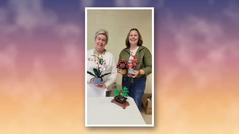 Pulaski Garden Club Builds Lego Botanicals Into October Meeting