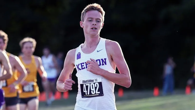 Men's Cross Country: Berg runs down conference's weekly honor