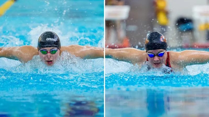 Gomez and Noller Sweep NCAC Swimming Athlete of the Week Honors