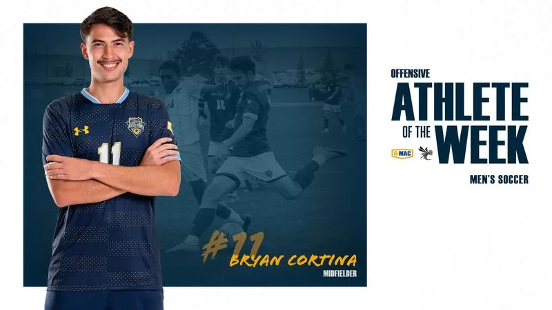 Cortina earns G-MAC Offensive Athlete of the Week honor