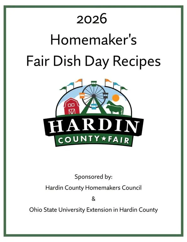 Hardin County Fair Dish Days Recipe Book Now Available