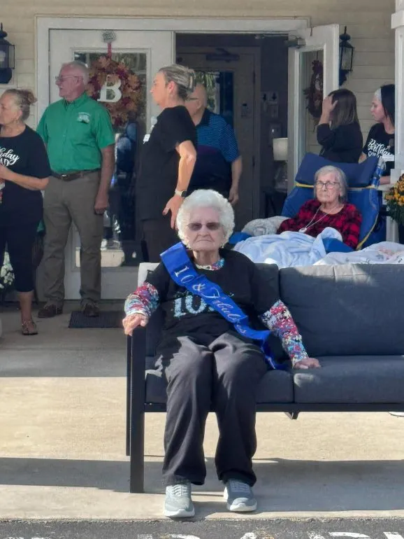 Community Comes Together to Celebrate 102nd Birthday of Blanchard Place Resident