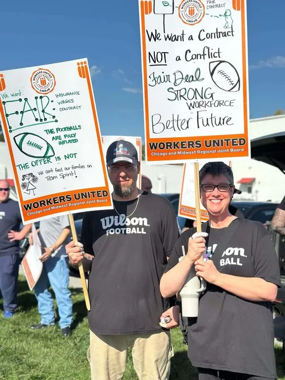 Wilson Workers in Ada Picket Over Wages and Benefits Ahead of Contract Expiration