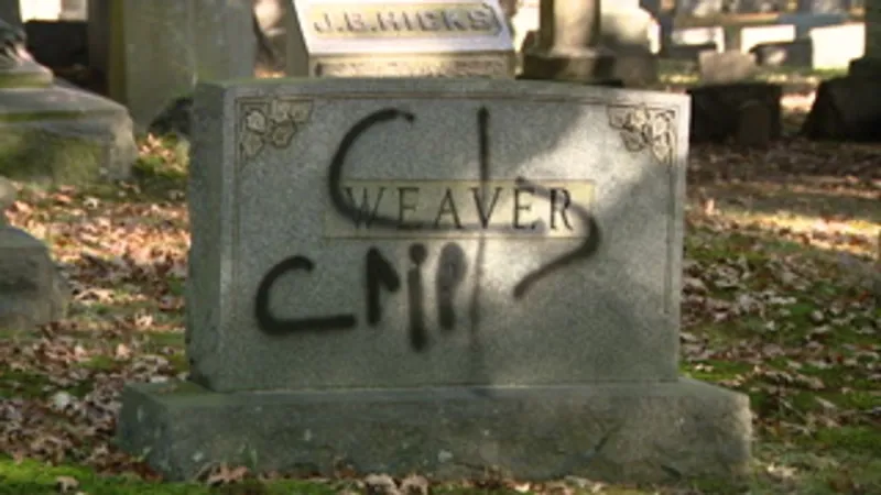 More than 40 headstones vandalized at Mount Rose Cemetery in Marshall County