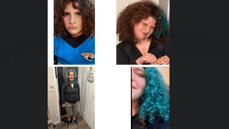 Columbus police search for missing 14-year-old girl with teal highlights