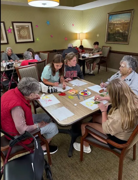 Ada Bulldog Connect Returns for Visits at Vancrest