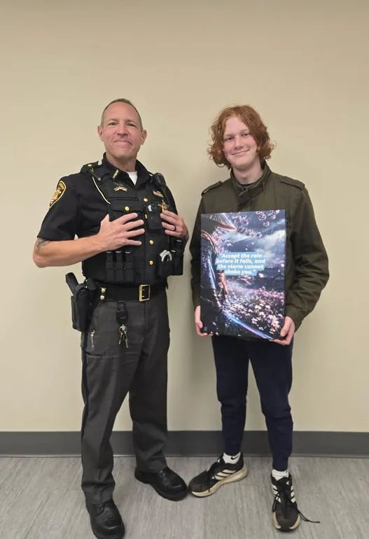 Brock Crace Named First Winner of Hardin Community School Inspiration Contest