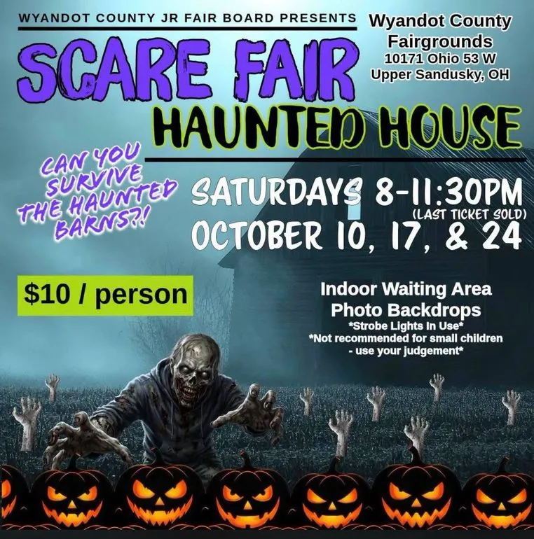 Wyandot County Scare Fair Continues Saturday