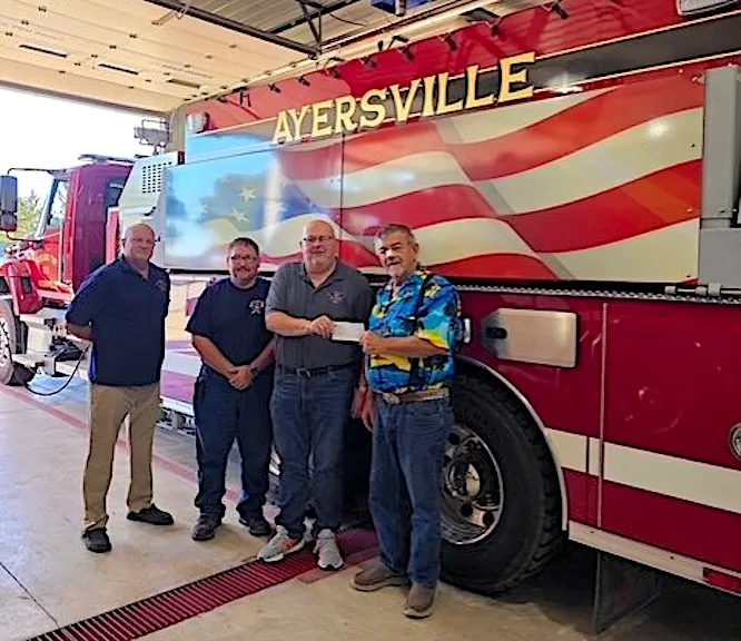 Defiance Moose Lodge Donates $4,000 to Highland Township Fire Department