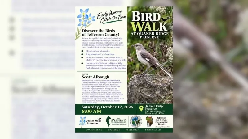 Bird walk returns in new location to spotlight Jefferson County's diversity