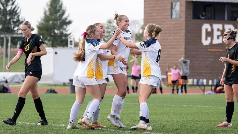Sandager's first goal lifts Cedarville past Ohio Dominican