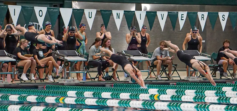 Ohio Swim & Dive dominates in day one of their first home meet