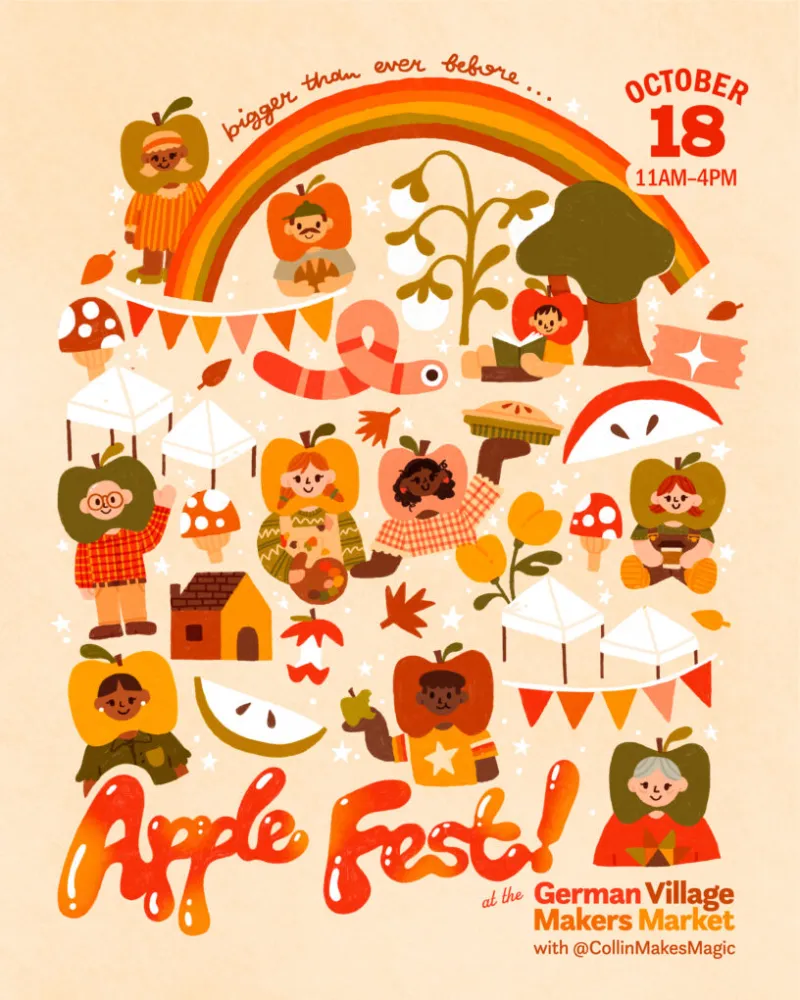 German Village Makers Market expands Apple Fest for its biggest market of the year