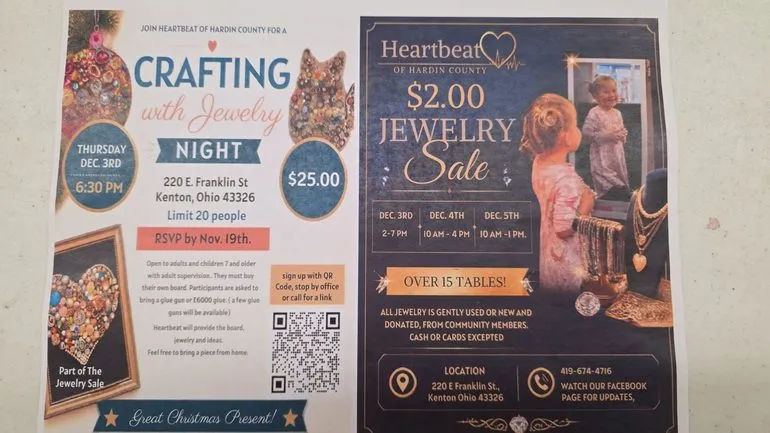 Heartbeat of Hardin County to Host Crafting with Jewelry Event in December
