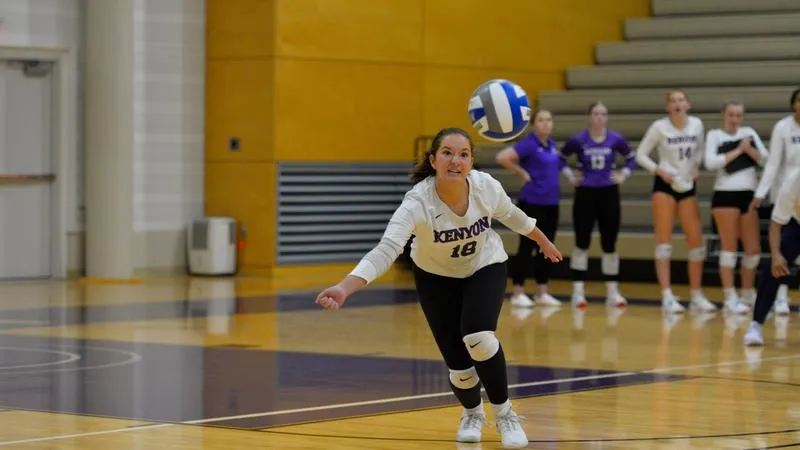 Volleyball: Kenyon falls to Muskingum