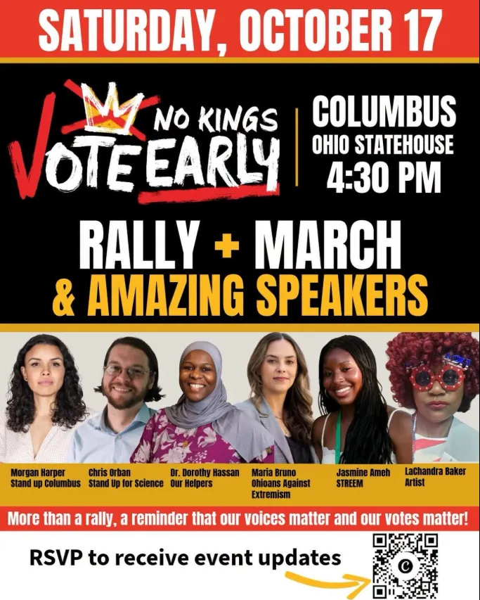 No Kings Rally - Vote Early!