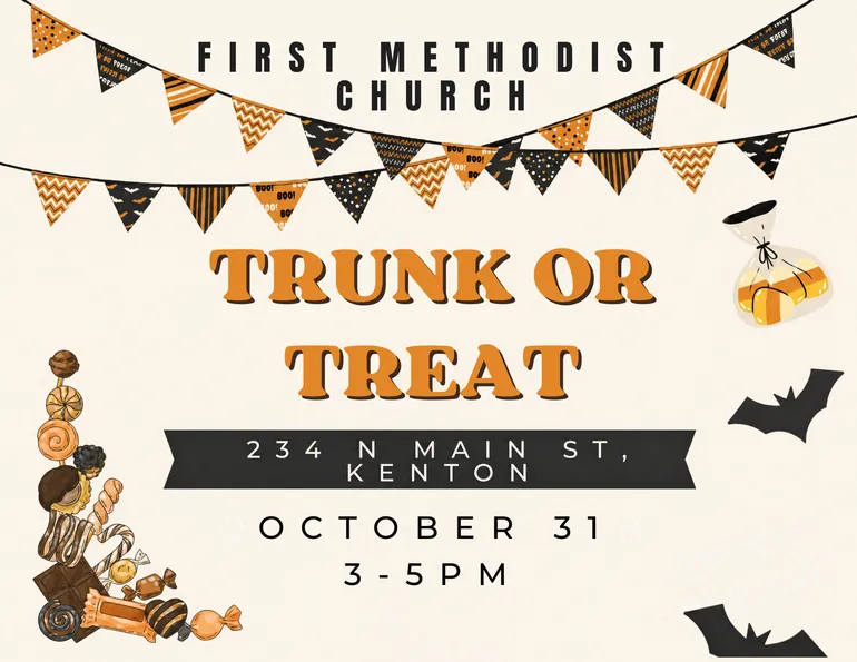 Kenton First Methodist Church to Host Trunk or Treat on Halloween