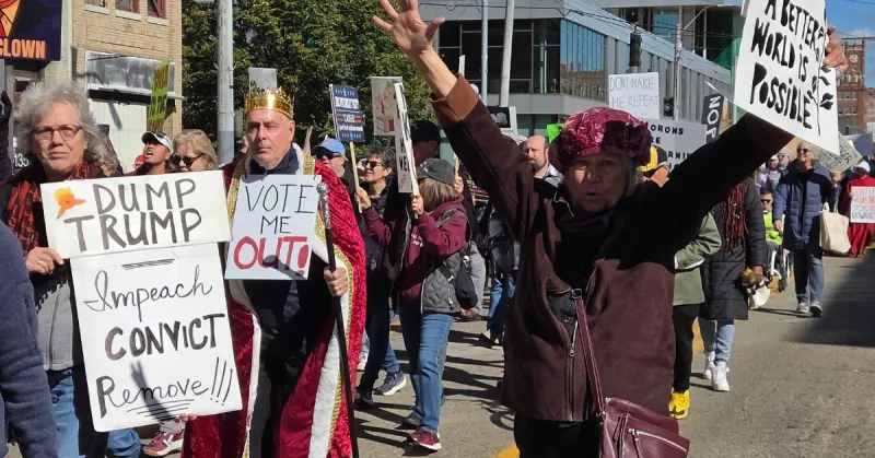 PHOTOS: Hundreds gather for 'No Kings' rally in Dayton